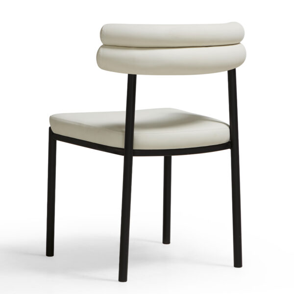 Aludra Faux Leather Dining Chair - Image 3