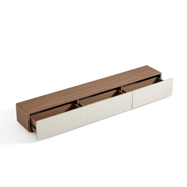 Ayelin Grey/Walnut TV Console - Image 3