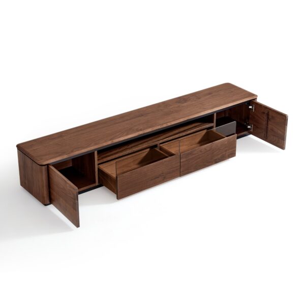 Katica Walnut TV Console - Image 3