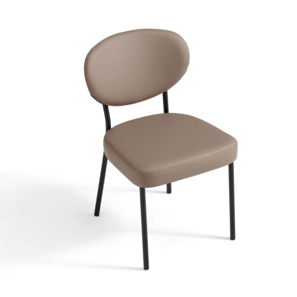 Choni Faux Leather Armless Chair - Image 10