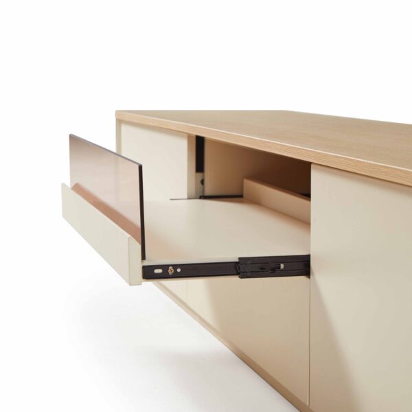 Shanika 2.0M TV Console – NaturalWhite - Image 4