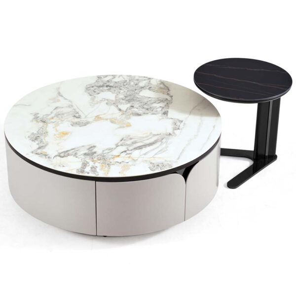 Emrys Nesting Coffee & Side Table Set - Image 3