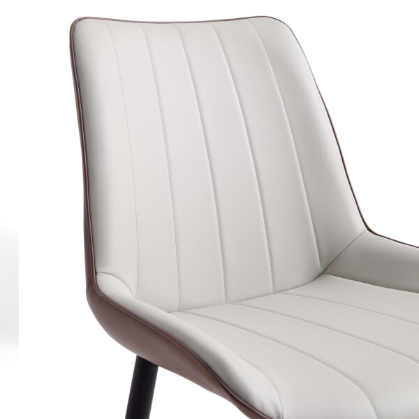 Yura Faux Leather Dining Chair - Image 4