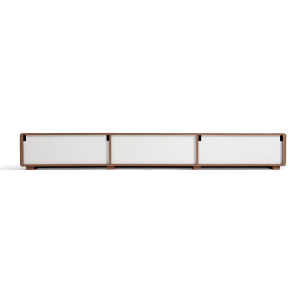 Ayelin Grey/Walnut TV Console - Image 4