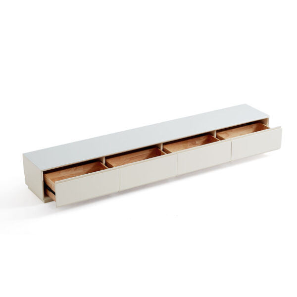Imre 2.15M TV Console – Off-White - Image 3