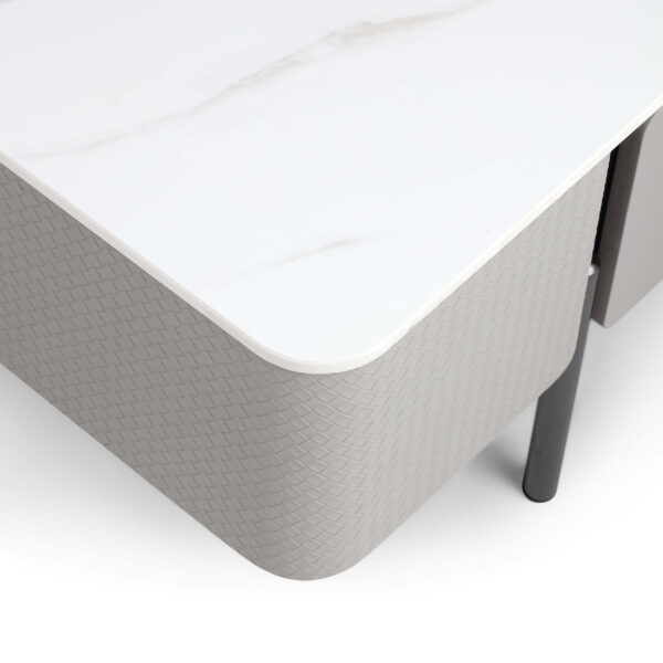Higham Grey TV Console with Sintered Stone Top - Image 5