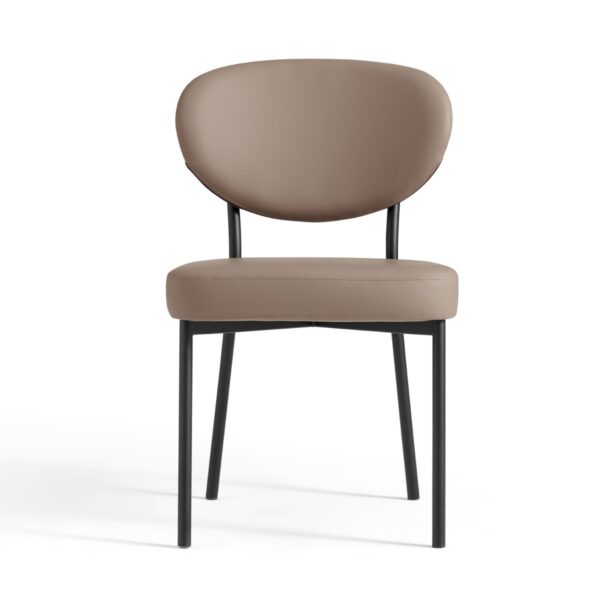 Choni Faux Leather Armless Chair - Image 6