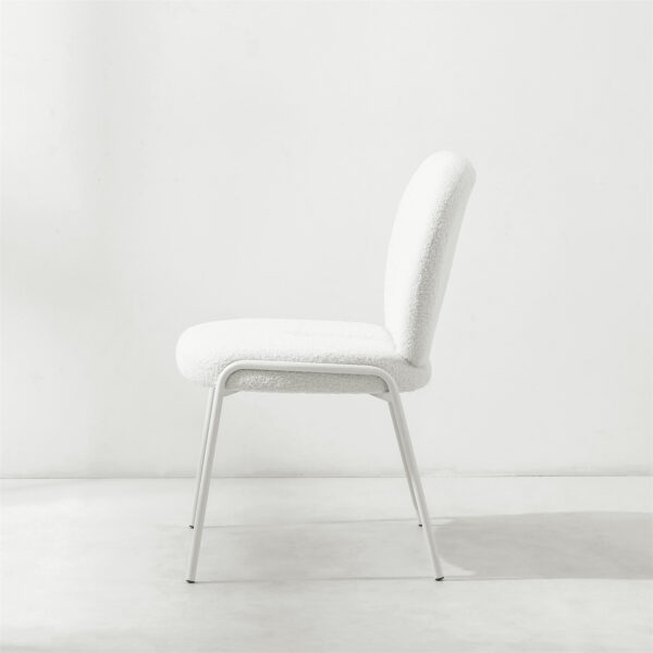 Dantel Sherpa Fabric Accent Chair - Image 11