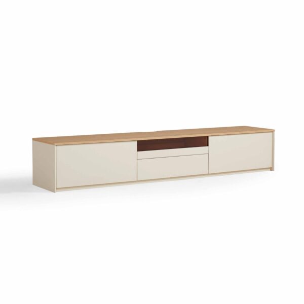 Shanika 2.0M TV Console – NaturalWhite - Image 2