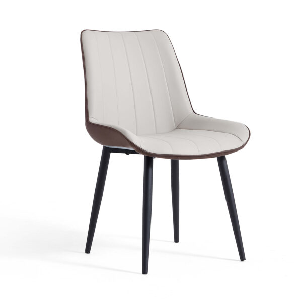 Yura Faux Leather Dining Chair - Image 2