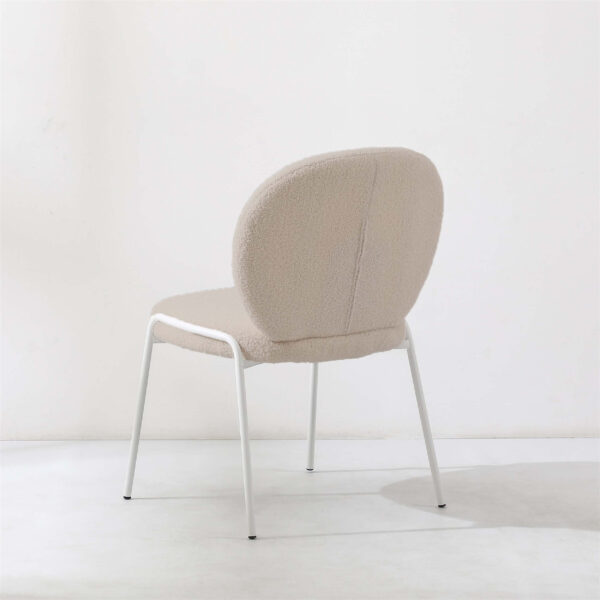 Dantel Sherpa Fabric Accent Chair - Image 10