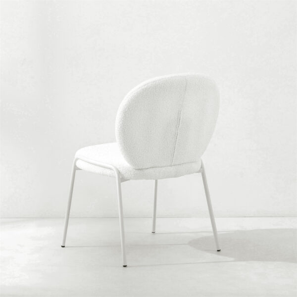 Dantel Sherpa Fabric Accent Chair - Image 9