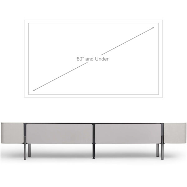 Higham Grey TV Console with Sintered Stone Top - Image 6