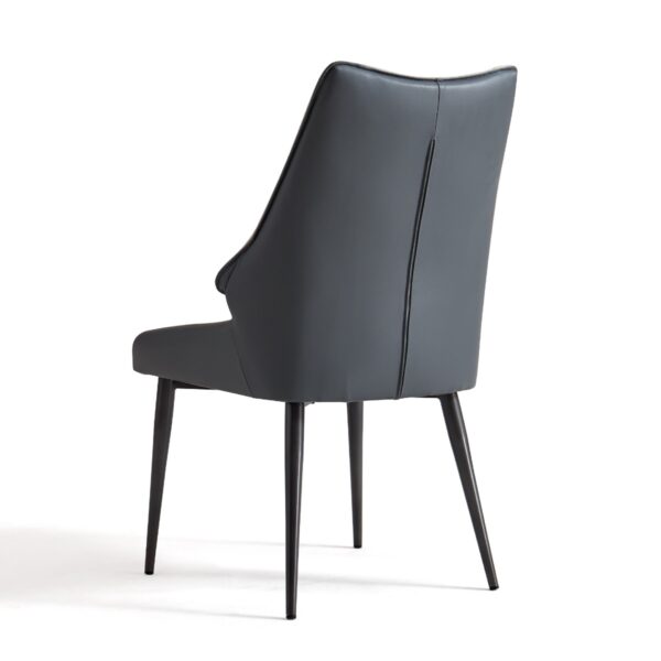 Arvid Faux Leather Dining Chair - Image 4