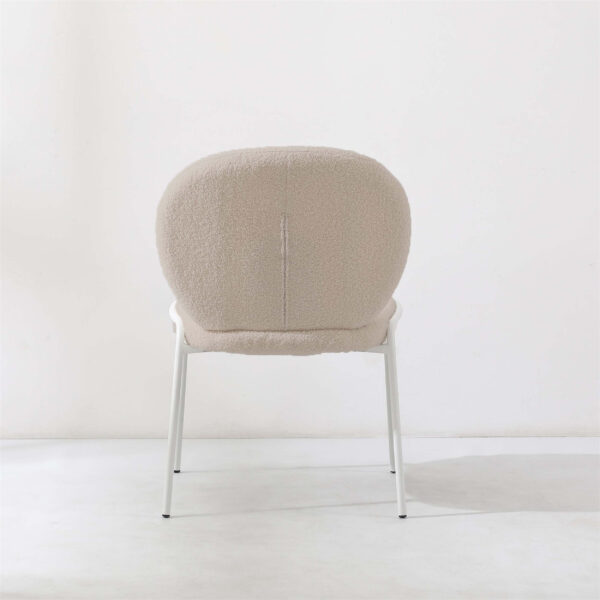 Dantel Sherpa Fabric Accent Chair - Image 8