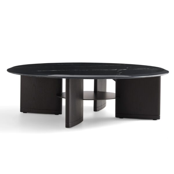 Reinier Coffee & Side Table Set – Black & White Wash - Image 3
