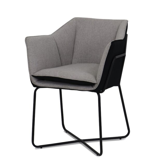 Sidney Light Grey Armchair - Image 6