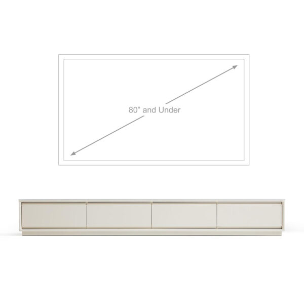 Imre 2.15M TV Console – Off-White - Image 5
