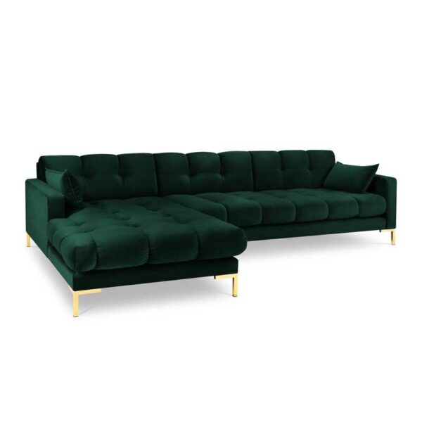 Montero Velvet L-Shape Sofa - Image 5
