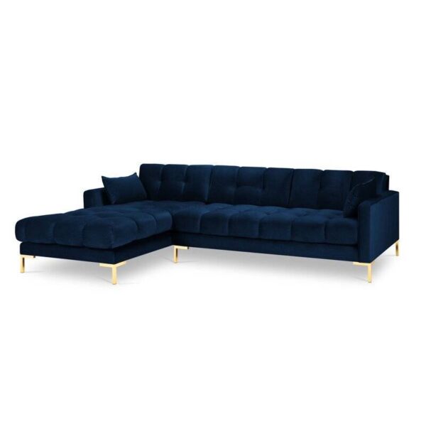 Montero Velvet L-Shape Sofa - Image 2
