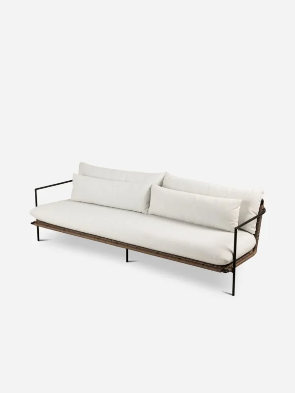 Eldric Outdoor Sofa – Natural Finish - Image 2
