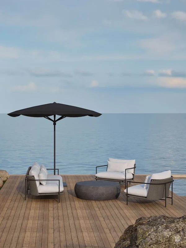 Eldric Outdoor Sofa – Natural Finish - Image 6