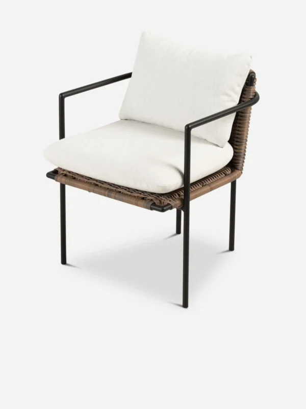 Eldric Outdoor Armchair – Natural Finish - Image 2