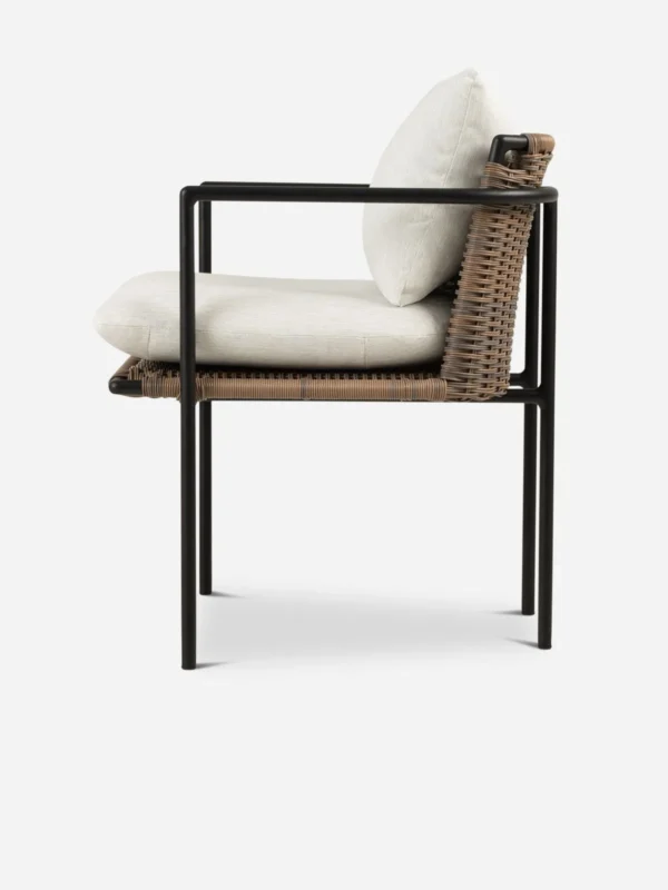 Eldric Outdoor Armchair – Natural Finish - Image 3